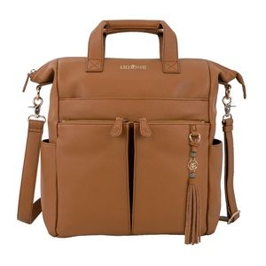 Lily Jade Diaper Bag Caroline Vegan Tan
